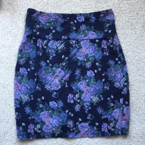 Floral bandage skirt